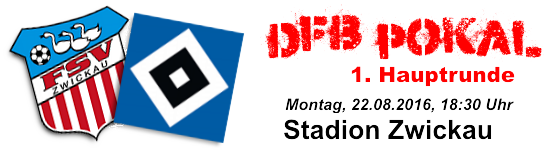 DFB-Pokal: FSV Zwickau - Hamburger SV